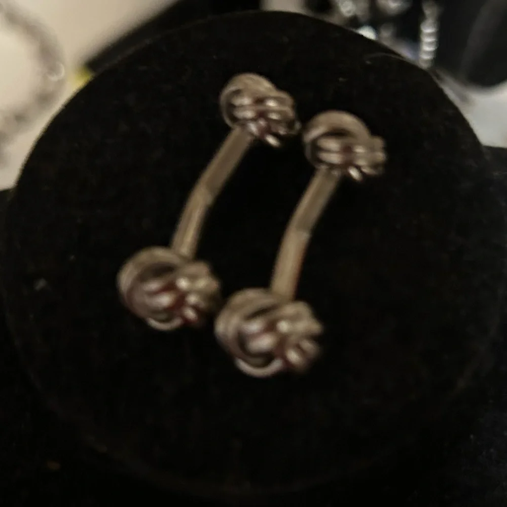 Silver Tone Knot Cufflinks Men’s Formal Business Wedding Groom